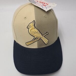 Vintage St Louis Cardinals Hat Adjustable Annco Beige Gold MLB Wool Blend Men
